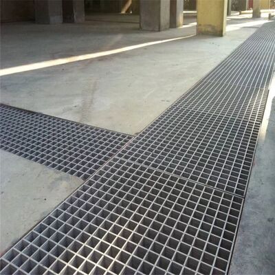Galvanized Steel Grating Drain Cover with Customizable Sizes Slip-Resistant Surface and Open Design