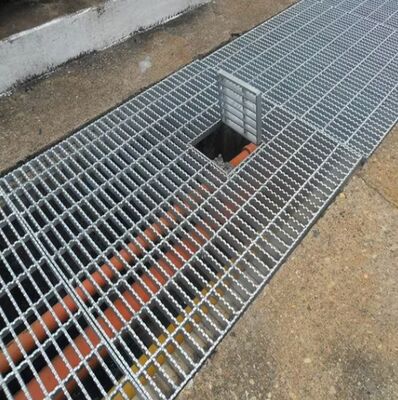 20x3 베어링 바와 함께 톱니 모양 진열제철 그레이팅 플랫폼 배수 및 트렌치 커버