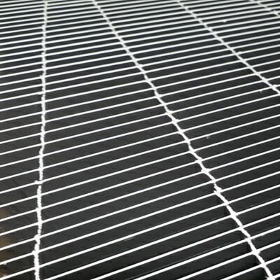 보행 플랫폼용 25x3 지지바 및 용융 아연 도금된 평면 표면 강철 바 격자