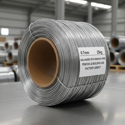 0.7mm 25kg/roll 경식 저항 젤리화 철 결합 와이어 울타리 및 건설용