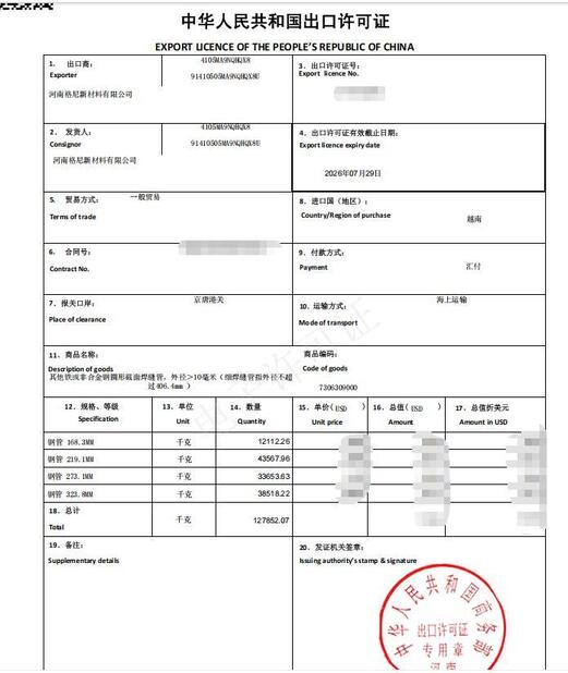 중국 Gnee Steel (tianjin) Co., Ltd 인증